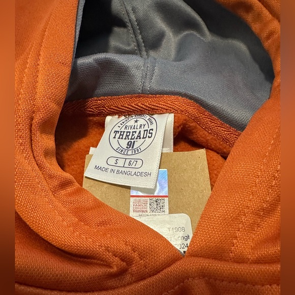 Texas Longhorns Orange and Gray Hoodie - Picture 3 of 3